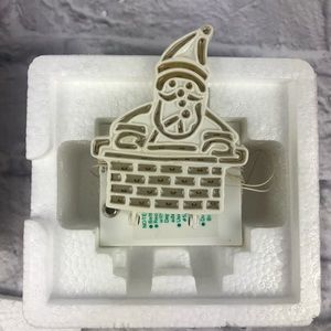 Dept 56 Christmas Brite Lites Santa Claus Chimney
